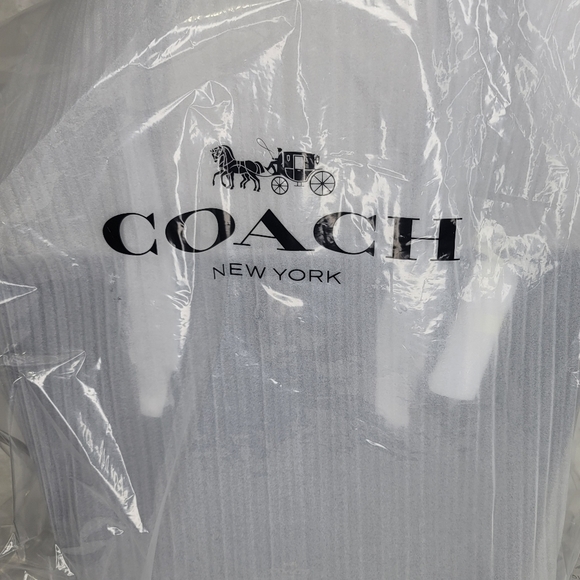 😍 Coach Signature Leather Designer Shoulder Purse Laptop Work Bag NWT - Picture 10 of 11